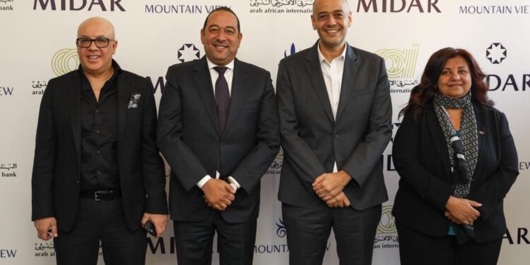 “ميدار” و”ماونتن فيو” يوقعان عقد فتح حساب بنكي ضامن Escrow Account خاص بمشروع “ALIVA” بمدينة مستقبل سيتي