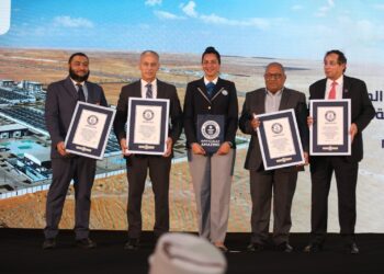 عبر تحالف ضم حسن علام للإنشاءات و المقاولون العرب و أوراسكوم للإنشاءات و ماتيتو .. مشروع مياه االصرف الصحي بالدلتا الجديدة في مصر يحرز أربعة أرقام قياسية في موسوعة غينيس