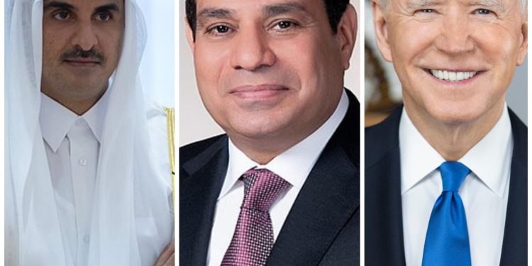 عاجل : بيان مشترك لمصر وقطر وامريكا بشأن وقف اطلاق النار فى قطاع غزة