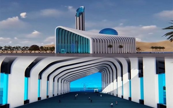 مكتب Hesham Elsadek Architecture ينهي تصميم «مسجد البحر» في العين السخنة