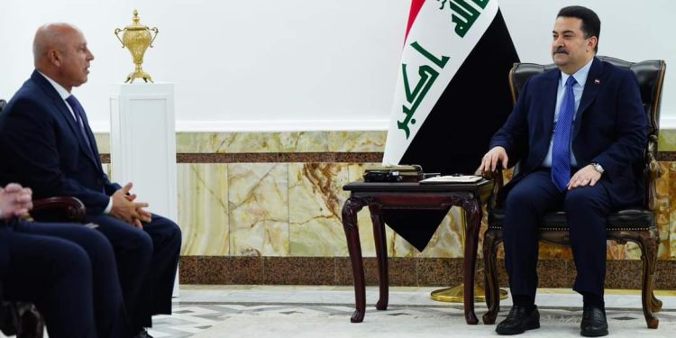 رئيس مجلس الوزراء العراقي .. يستقبل نائب رئيس الوزراء للتنمية الصناعية وزير الصناعة والنقل المصري ووفد من كبرى الشركات المصرية