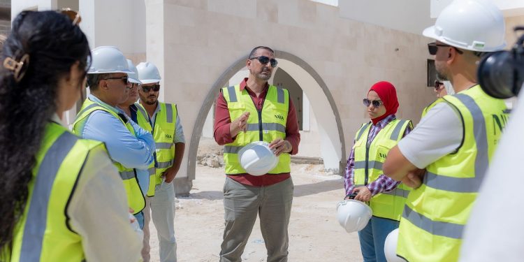 ضمن خطتها القوية لتسريع وتيرة الأعمال .. 70% زيادة فى معدلات البناء والتنفيذ بمشروع نايا باى الساحل الشمالي