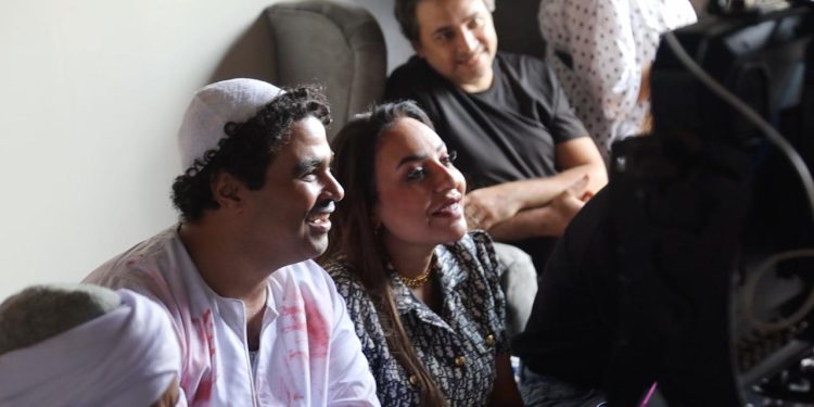 صور كواليس تصوير فيلم عنب بطولة أيتن عامر