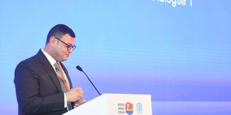 وزير الإسكان يشارك بالجلسة الحوارية تحت عنوان «مستقبل الإسكان» ضمن فعاليات اليوم الثانى للمنتدى الحضرى العالمى