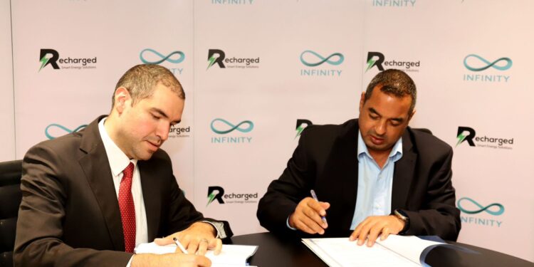 «إنفنيتي كابيتال» و «Recharged» توقعان شراكة استراتيجية للتوسع في نشر حلول الشحن المنزلي للسيارات الكهربائية في السوق المصري