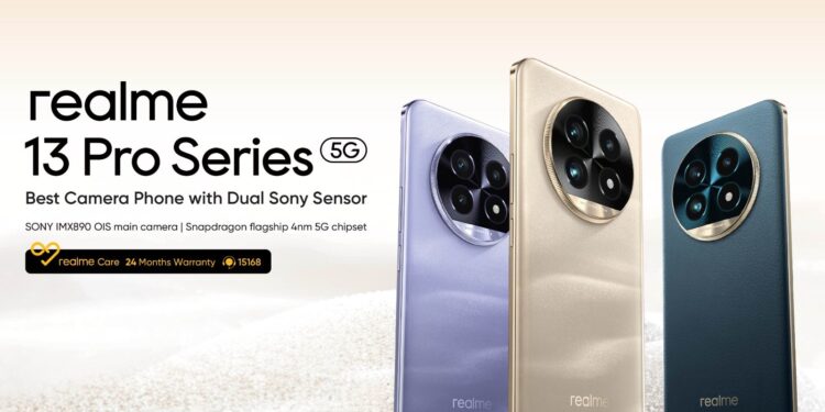 سلسلة هواتف realme 13 pro تأتى بأفضل كاميرا مع مستشعر سوني مزدوج