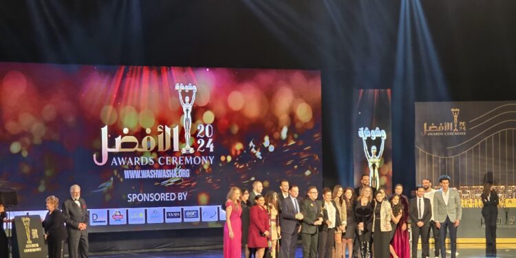 وشوشة والنهار تكرّمان نجوم الفن والرياضة في حفل توزيع جوائز الأفضل لعام 2024