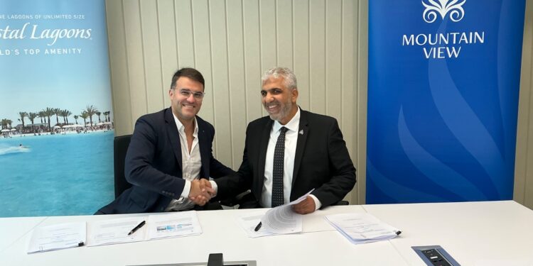 ماونتن ڤيو وكريستال لاجونز يوقعان شراكة استراتيجية بإجمالي استثمارات 5 مليارات جنيه لإنشاء بحيرات داخل مشروعاتها