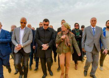 وزيرا الإسكان والبيئة يتفقدان موقع مشروع تدوير مخلفات البناء والهدم ونواتج الحفر بمدينة القاهرة الجديدة
