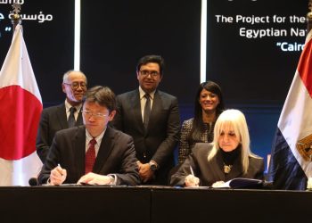 وزيرا الثقافة والتخطيط والتنمية الاقتصادية والتعاون الدولي والسفير الياباني يشهدون توقيع الاتفاق التنفيذي لمنحة مشروع تطوير دار الاوبرا المصرية