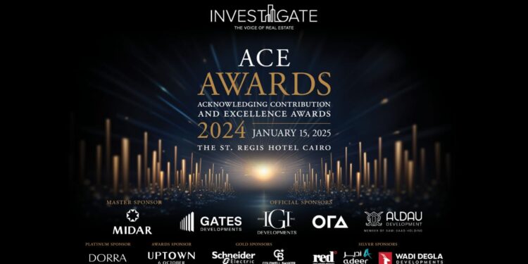 Invest-Gate ACE awards .. لعام ٢٠٢٤: احتفاء بالابتكار والإنجازات في قطاع العقارات المصري