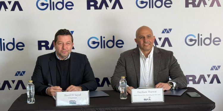 تريدكو لوسائل النقل «جلايد» و«راية للإلكترونيات» يوقعان شراكة استراتيجية لتعزيز نشر وسائل النقل الكهربائية بالجمهورية