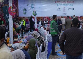 بنك الطعام يواصل فعالياته الرمضانية ويقيم موائد إفطار في محافظتي الشرقية والفيوم بحضور قيادات المحافظتين ومشاركة المتطوعين