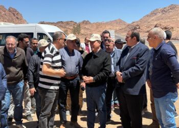 رئيس الجهاز المركزي للتعمير يتفقد مشروع تطوير مدينة سانت كاترين التجلي الأعظم فوق أرض السلام