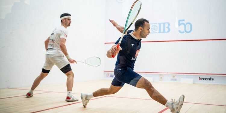 انطلاق فعاليات الدور الثاني من النسخة الثالثة عشرة لبطولة الجونة الدولية للاسكواش البلاتينية PSA للرجال والسيدات في الجونة 2025