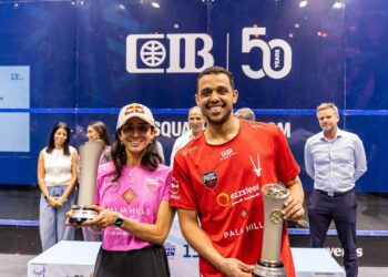 بسيطرة مصرية خالصة .. فوز مصطفى عسل ونوران جوهر ببطولة الجونة الدولية للإسكواش البلاتينية PSA 2025 فى نسختها الثالثة عشرة