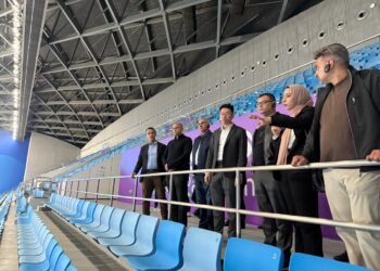 وزير الإسكان يتفقد المدينة الأولمبية بمنطقة الأعمال المركزية بمدينة «هانغتشو» الصينية