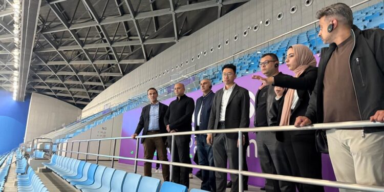 وزير الإسكان يتفقد المدينة الأولمبية بمنطقة الأعمال المركزية بمدينة «هانغتشو» الصينية