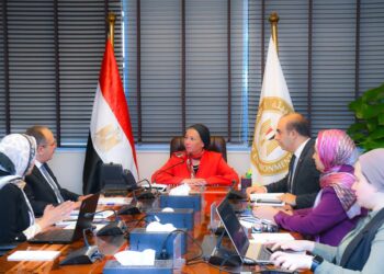 وزيرة البيئة تبحث مع رئيس شركة المقاولون العرب التعاون فى مجال إعادة تدوير مخلفات الهدم والبناء والأخشاب ومخلفات الصرف الصناعى