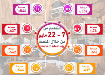 الحجز الكترونيا عبر منصة مصر الصناعية الرقمية حتى 22 مايو الجاري .. وزارة الصناعة تدعو المستثمرين للتقدم على الحصول على مصانع كاملة التجهيزات بمدينة الجلود بالروبيكي 