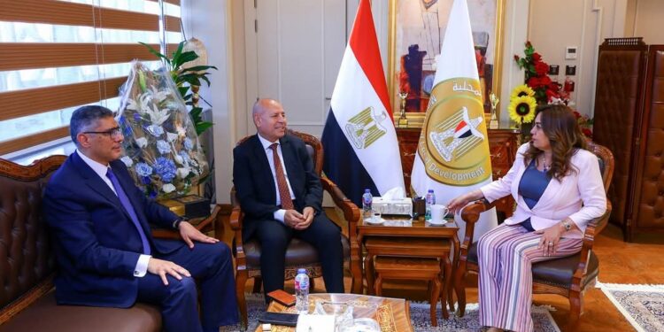 وزيرة التنمية المحلية تتابع مع محافظي القاهرة والجيزة المشروعات التنموية والخدمية على أرض المحافظتين