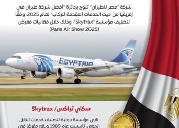 «مصر للطيران» تتوح بجائزة أفضل شركة طيران في أفريقيا