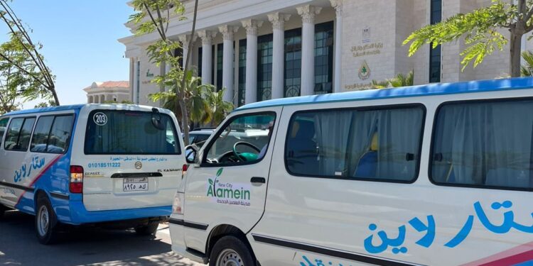 رئيس جهاز العلمين الجديدة يعلن التشغيل التجريبي لخطوط النقل الداخلية الرئيسية بالمدينة