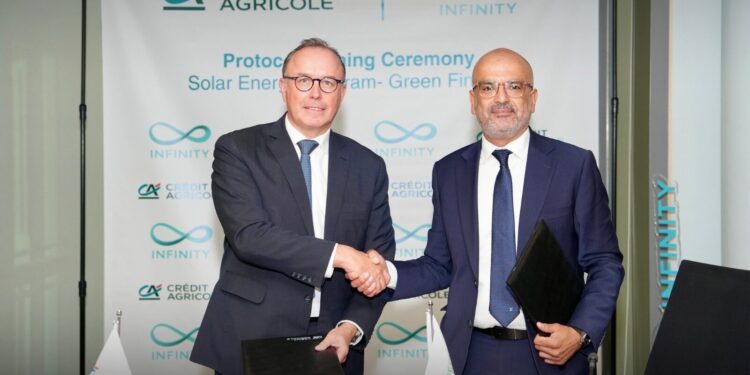 كريدي أجريكول مصر وإنفنيتي يطلقان شراكة استراتيجية لتسريع وتيرة التحول نحو الطاقة الشمسية في مصر