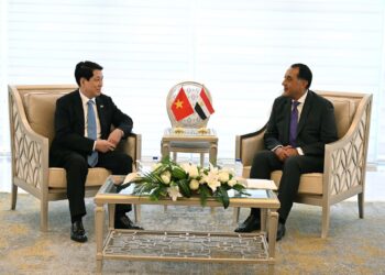 رئيس الوزراء يستقبل رئيس جمهورية فيتنام الاشتراكية والوفد المرافق بالعاصمة الإدارية الجديدة