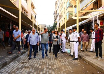 وزيرة التنمية المحلية تتفقد أعمال تنفيذ المرحلة الأولى من تطوير سوق العتبة بالقاهرة بتكلفة 38 مليون جنيه من الخطة الاستثمارية للوزارة