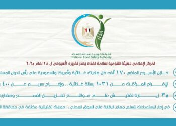 «الهيئة القومية لسلامة الغذاء» 170 ألف طن صادرات غذائية خلال الأسبوع الماضي.. وأمريكا والسعودية على رأس الدول المستقبلة