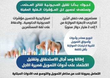 وزير المالية: قلق الناس من الديون «محل تقدير» وللجميع أن يطمئن