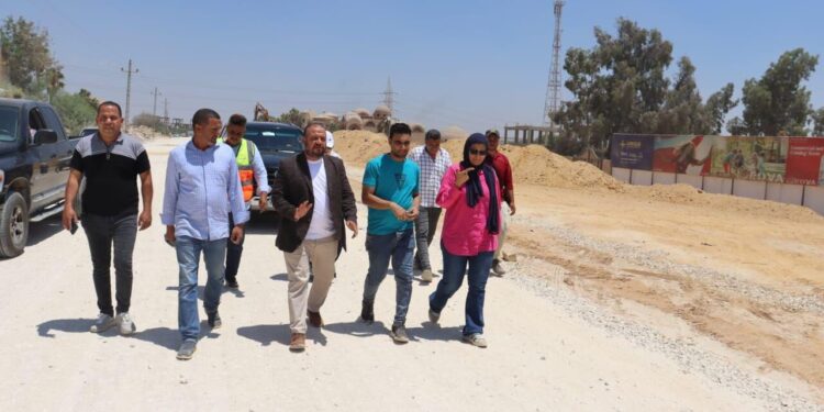 تنفيذاً لتكليفات وزير الإسكان: رئيس جهاز الشيخ زايد تتفقد المشروعات الجارية بتوسعات المدينة ومحطة الصرف الرئيسية