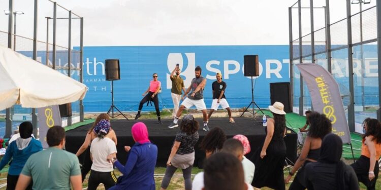 داخل مشروعات Q North بالساحل الشمالي ….فاعلية رياضية مميزة تجمع Q Developments وFithub Gym