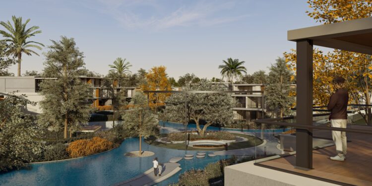 شركة Cornerstone Development تطرح وحدات فاخرة 80% تشطيب بـ RED- Water Villas & Floating Gardens مستقبل سيتي