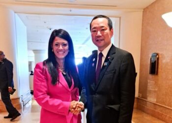 وزيرة التخطيط تبحث مع وزير الدولة الياباني للشئون الخارجية تطور العلاقات الاقتصادية الاستراتيجية بين البلدين 