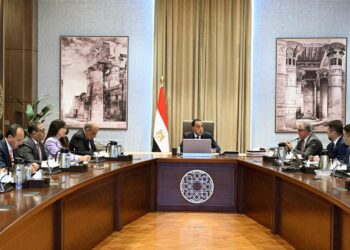 رئيس الوزراء يلتقي مسئولى شركة «صن ريف سولار» الصينية المتخصصة في إنتاج مكونات الطاقة المتجددة