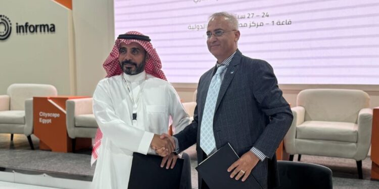 مكتبي مصر والسعودية لدى الاتحاد الدولى للعقار FIABCI يوقعان اتفاقية تعاون خلال معرض سيتى سكيب مصر للنهوض بالقطاع العقاري