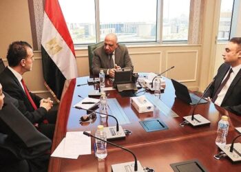 وزير الكهرباء يبحث مع شركة K&K الإماراتية الخطوات التنفيذية لمشروع الربط الكهربائي مع إيطاليا وإقامة مشروعات طاقة متجددة