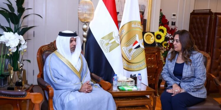 وزيرة التنمية المحلية تستقبل سفير الإمارات الجديد بالقاهرة لبحث سبل التعاون في عدد من المجالات المشتركة