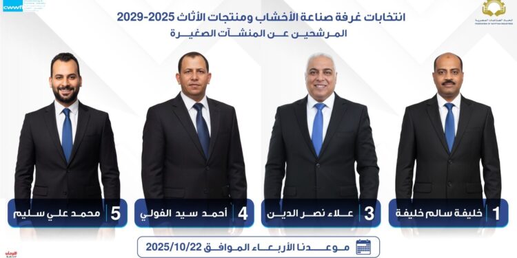 انتخابات غرفة صناعة الأخشاب تشهد منافسة قوية بين المرشحين