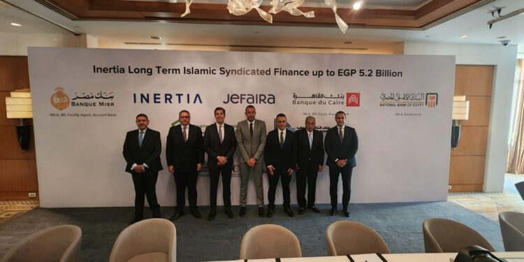 تحالف 5 بنوك يمنح تمويل إسلامي مشترك -مضاربة – بقيمة 5.2 مليار جنيه لصالح شركة «انرشيا» لمشروع چيفيرا برأس الحكمة بالساحل الشمالي