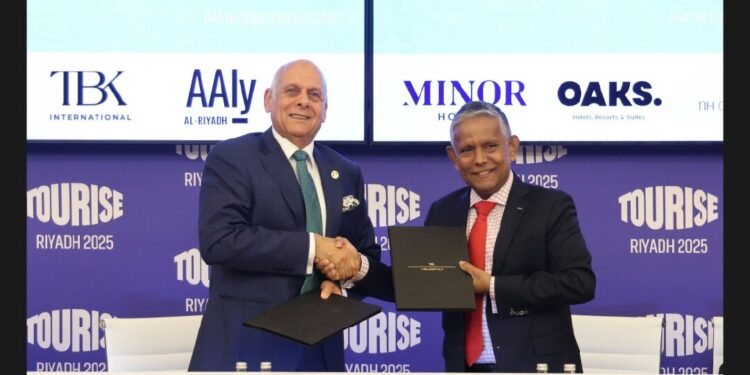 «شركة تي بي كى الدولية» و«فنادق ماينور» يوقعان اتفاقية تعاون استراتيجية لإطلاق علامة «أوكس» لأول مرة في السعودية والتوسع بعلامة «إن إتش كولكشن» في مصر