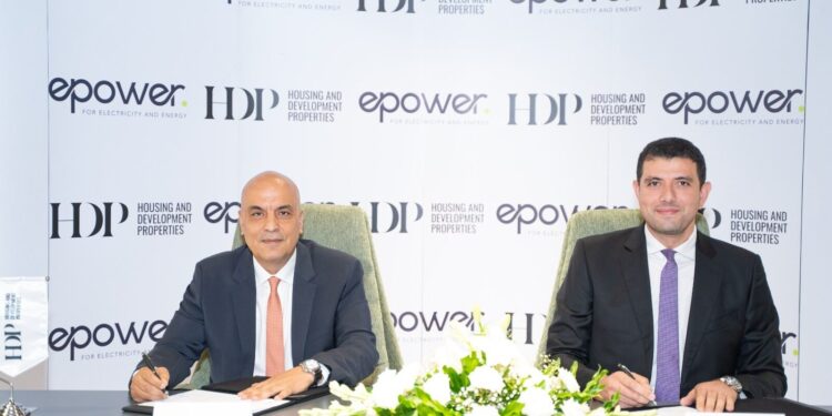 شركة التعمير والإسكان العقارية تتعاون مع شركة إي للكهرباء والطاقة EPower لإدارة شبكات الكهرباء والمياه بمشروعاتها