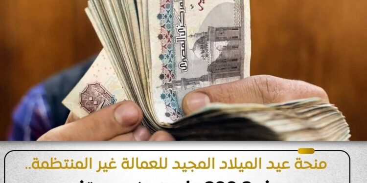 بشري ساره .. بقرار من رئيس الجمهورية صرف 1500 جنيه للعمالة غير المنتظمة بمناسبة احتفالات عيد العمال