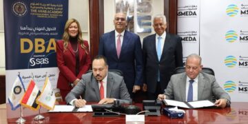 جهاز تنمية المشروعات يوقع مذكرة تفاهم مع الأكاديمية العربية للعلوم الإدارية والمالية والمصرفية