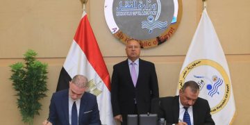 وزير النقل يشهد توقيع بروتوكول تعاون بين شركة القناة للتوكيلات الملاحية وشركة تراست للتجارة والنقل لإنشاء شركة مشتركة لإدارة وتشغيل سفن 