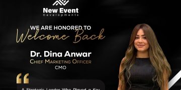 شركة «نيو إيفنت للتطوير» تعزز استراتيجيتها التسويقية بتعيين دينا أنور في منصب رئيس قطاع التسويق