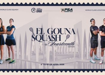 الجونة تطلق النسخة الرابعة عشرة من بطولة الجونة الدولية للإسكواش في أبريل بمشاركة 64 لاعبًا من 24 دولة
